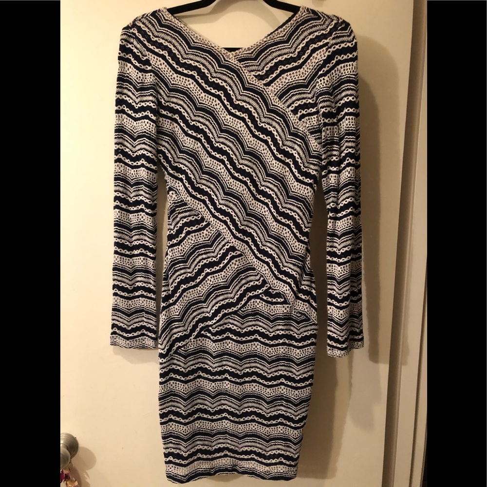 Gorgeous BCBG long sleeve knit dress - NWT